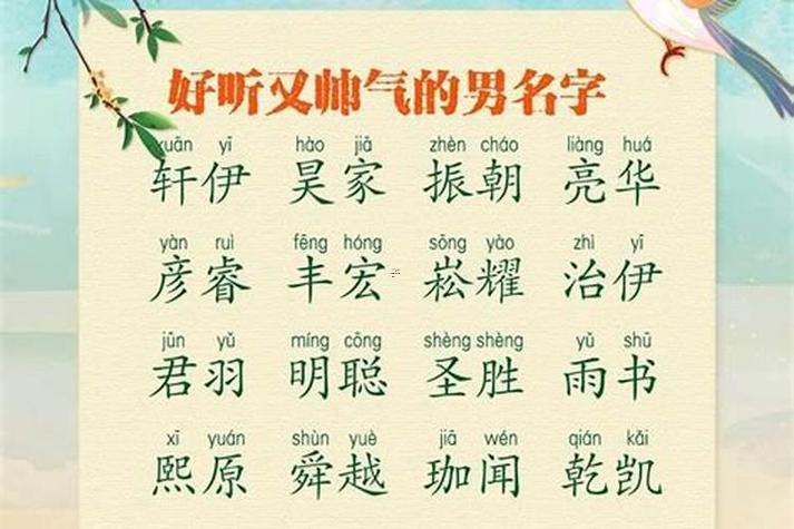 五行屬水的字男孩用