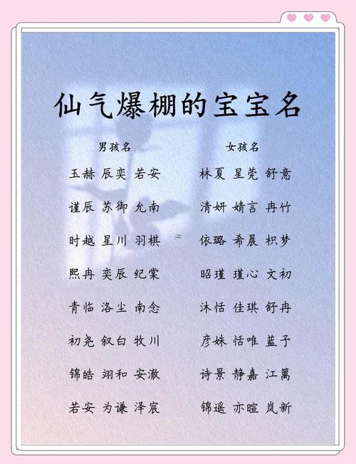 尋仙名字大全古風(fēng)