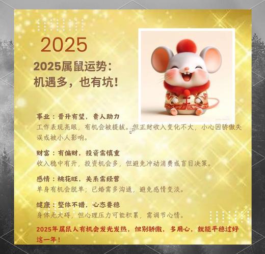 屬鼠的2025年運(yùn)勢(shì)怎樣男鼠