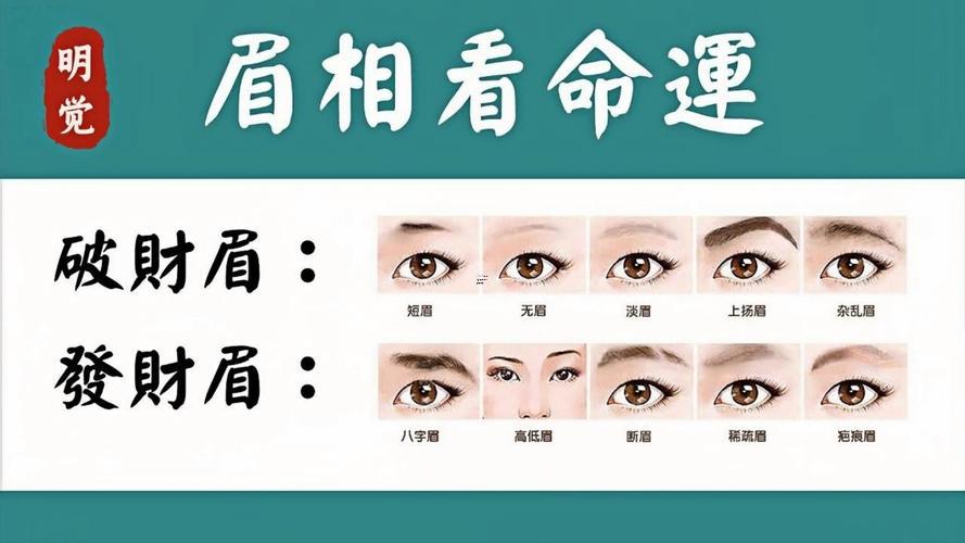 眉頭上方凸起面相