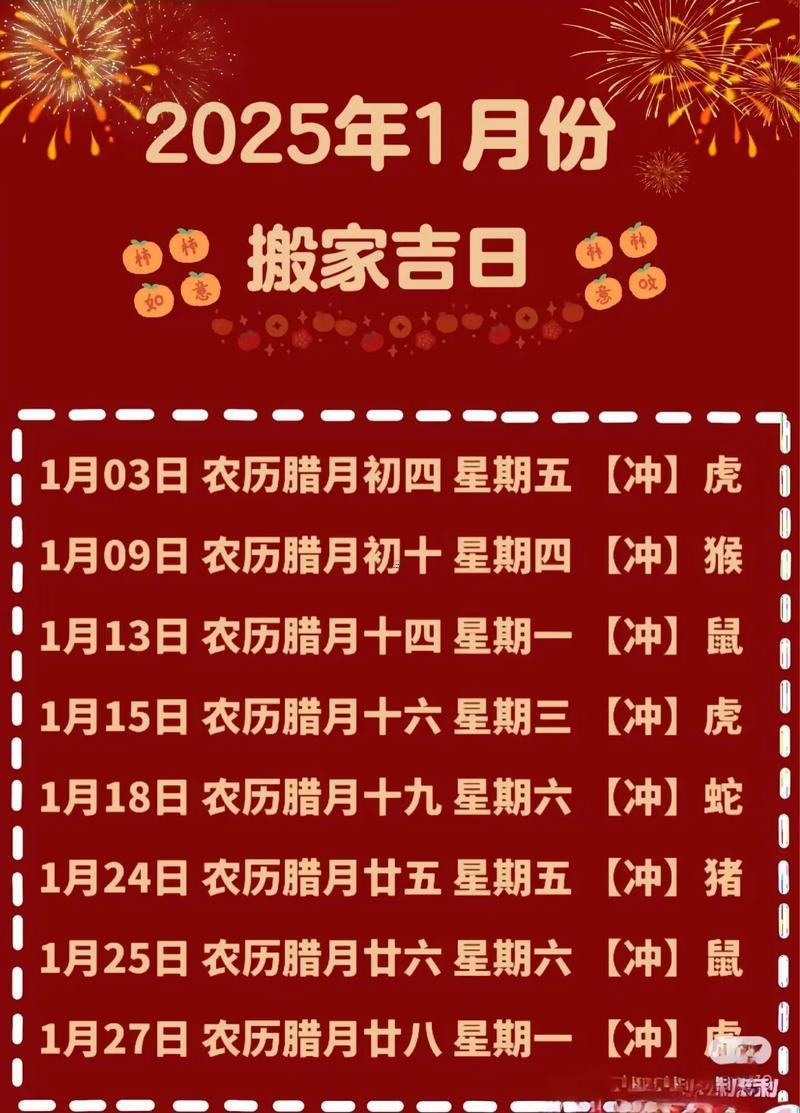 2025年8月黃道吉日精選，保你喬遷新居大富大貴