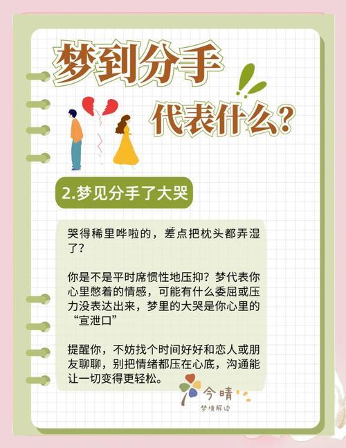 夢見和男朋友分手