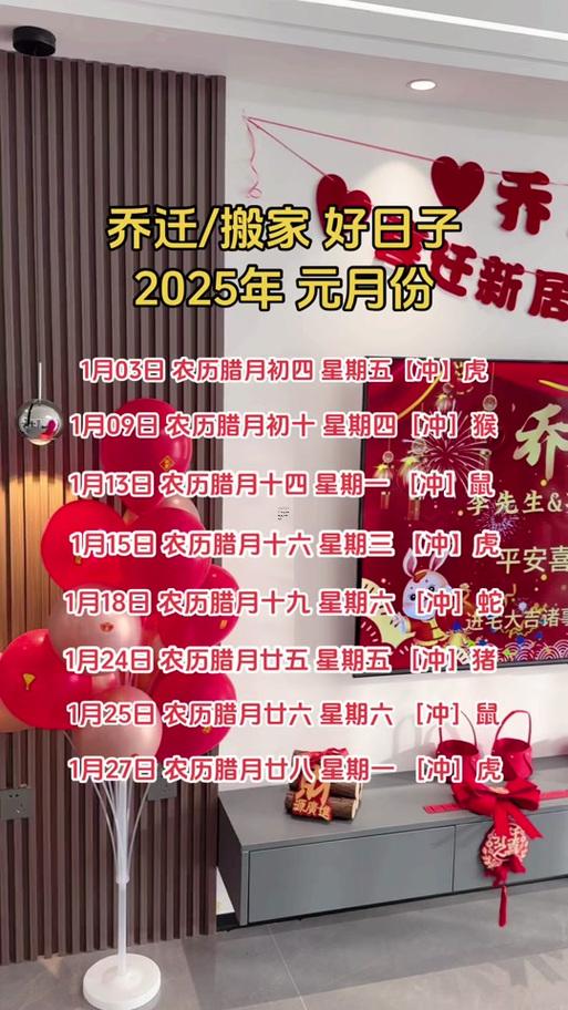 2025年12月屬豬入宅好日子