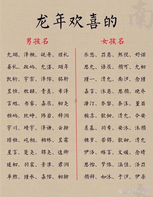 2024男孩張姓名字大全