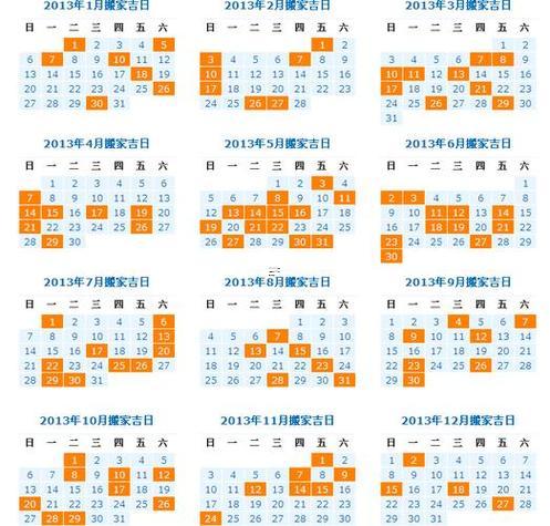 10月分娩黃道吉日