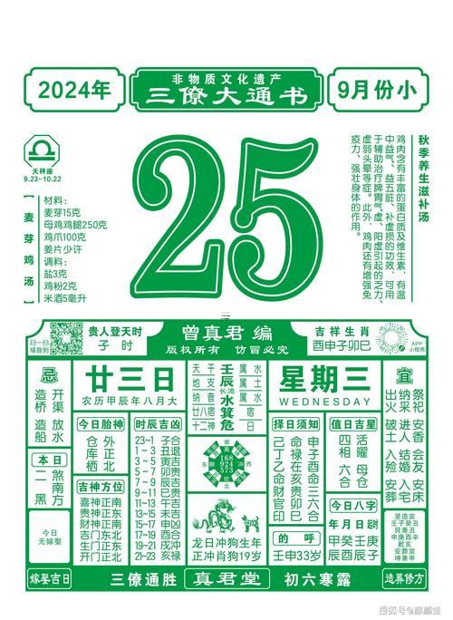 2025蛇年八月風水日歷精繪