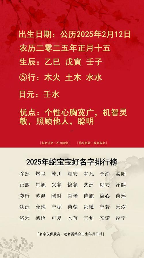 女寶名字