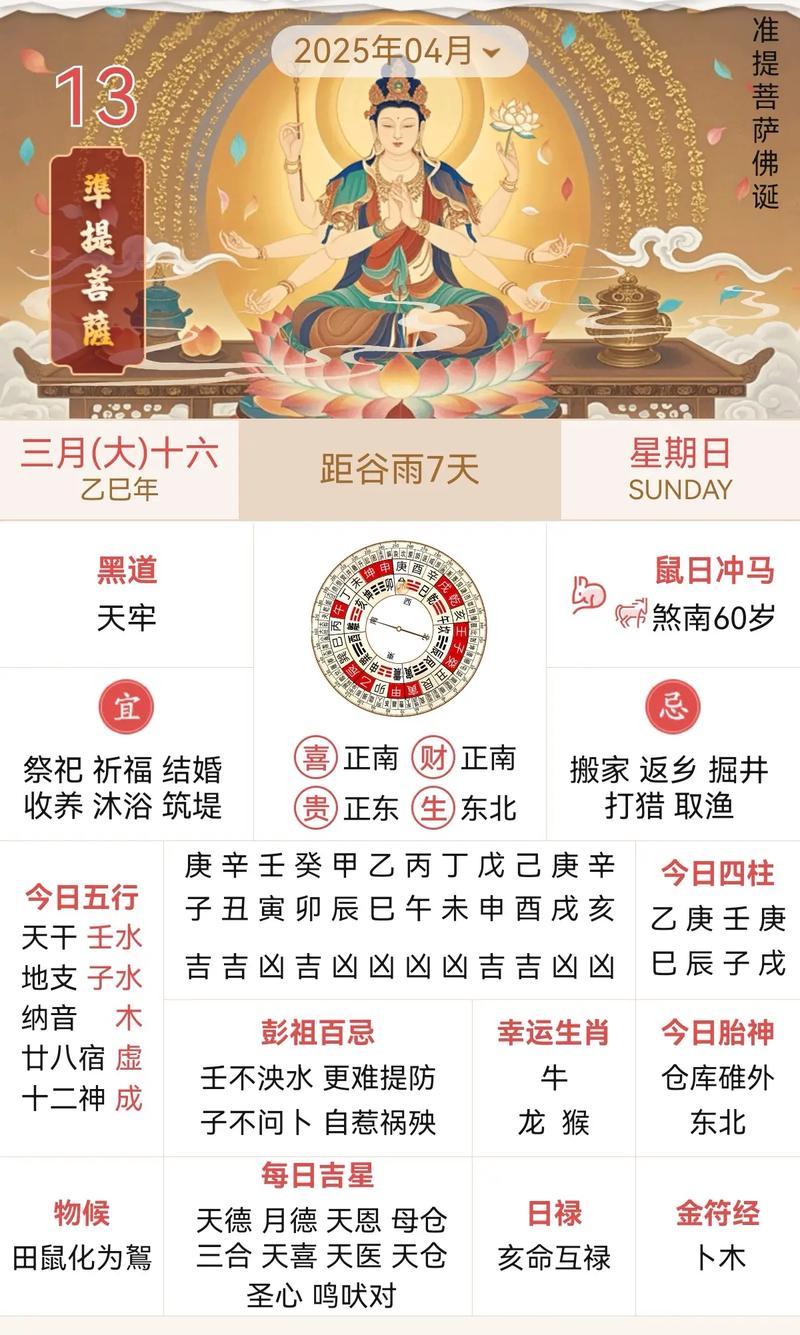 2026年古歷3月黃道吉日查詢