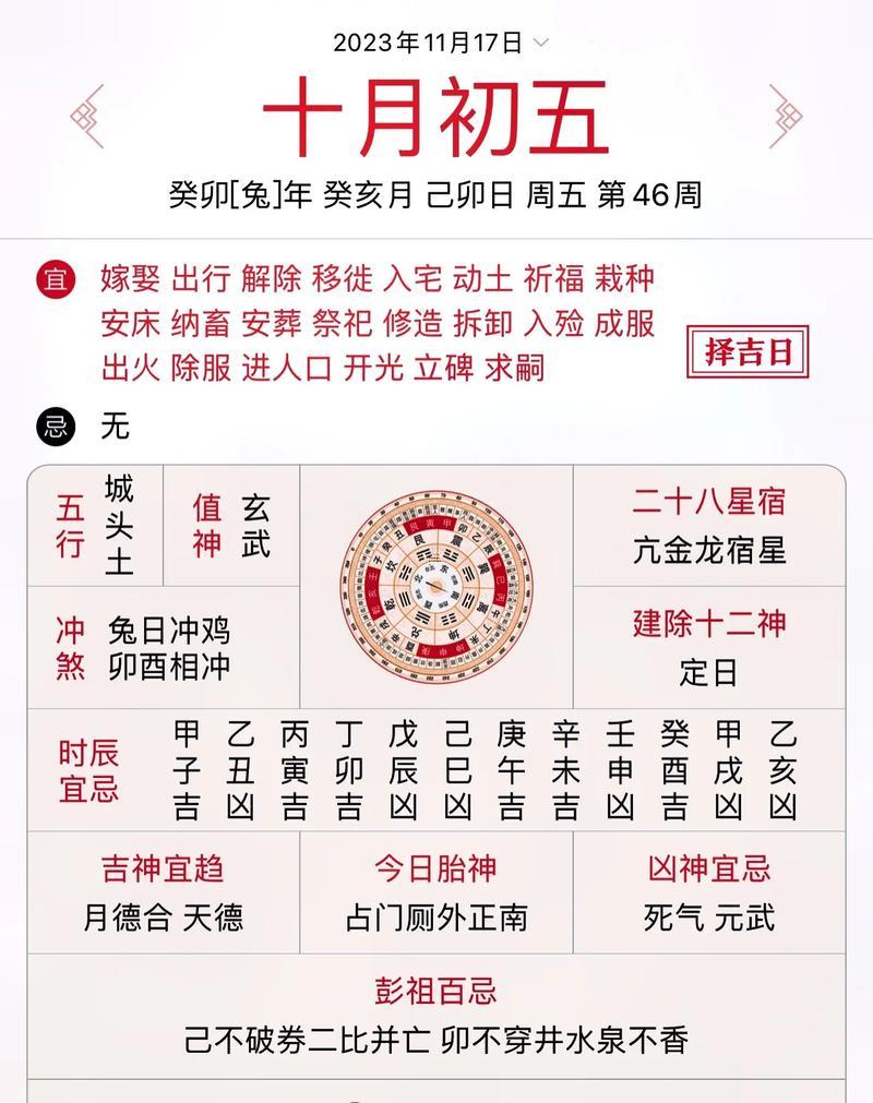 10月5日市土的黃道吉日