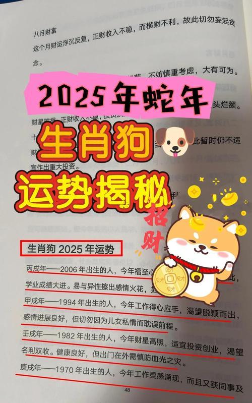 1982年屬狗2025年運(yùn)勢(shì)怎么辦