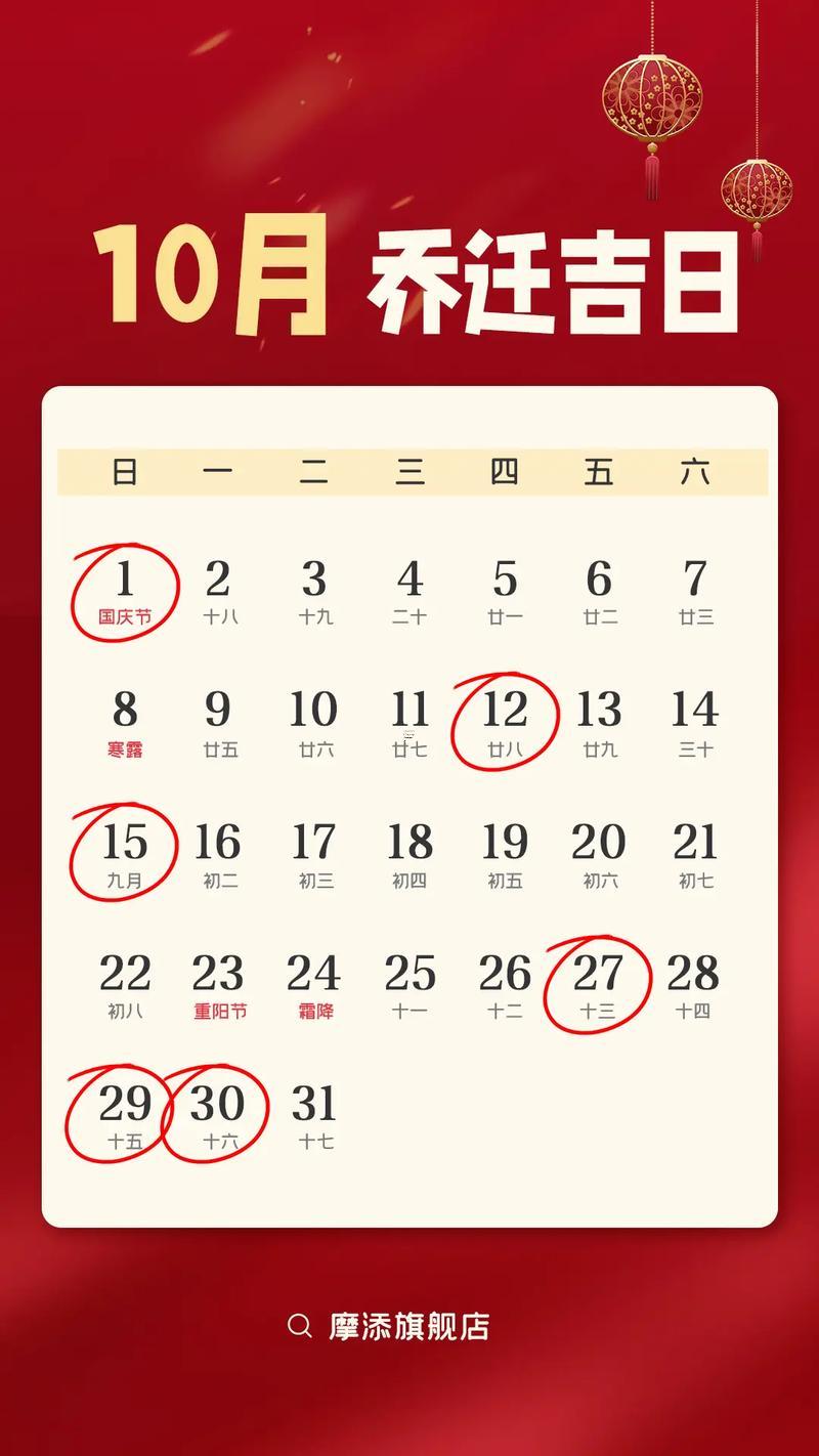 2025年10月搬家吉日查詢