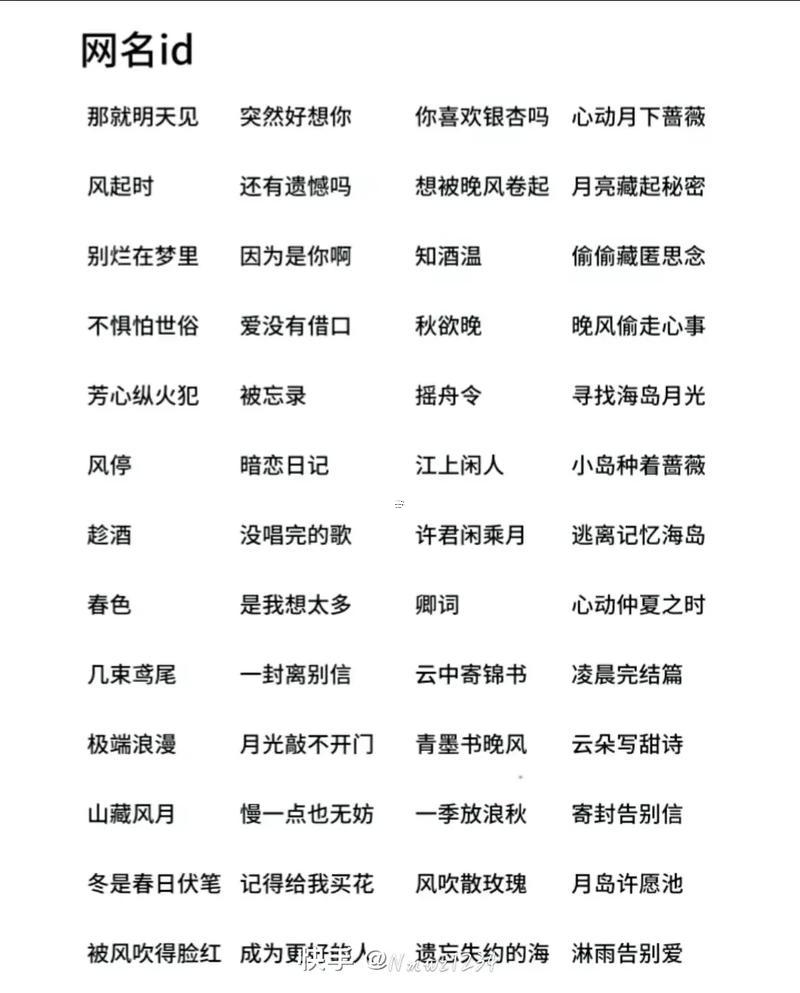 個(gè)性拉風(fēng)的游戲名字