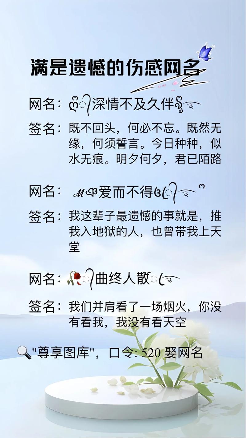傷感網(wǎng)名男生