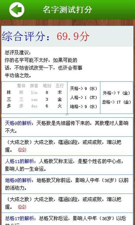 八字免費(fèi)測名字
