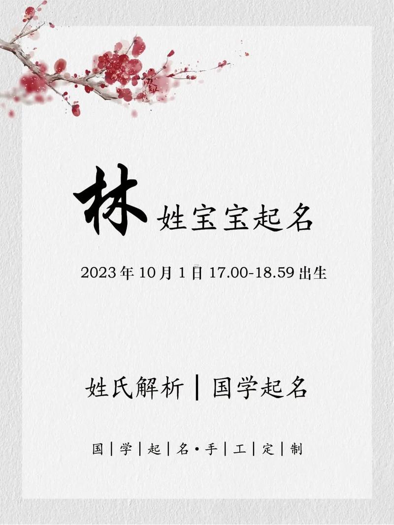 獨特稀少林姓男孩名字大全