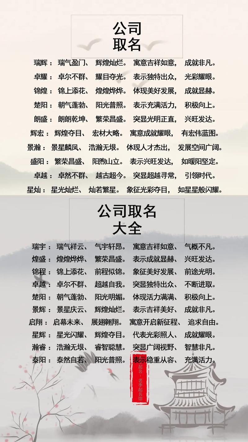 定字起名