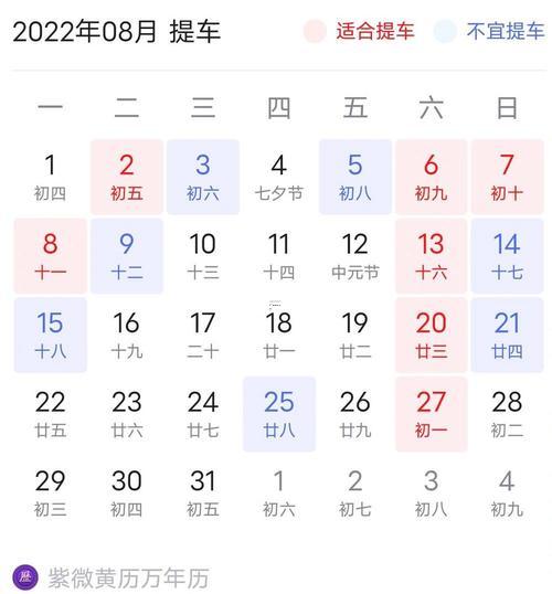 2026年12月屬虎提車吉日查詢