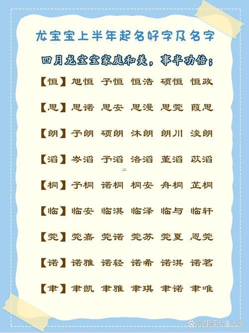 龍寶寶起名