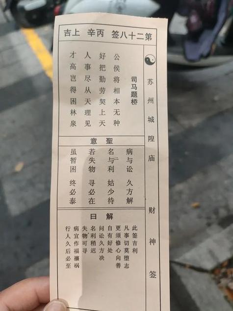 第七十一簽解簽