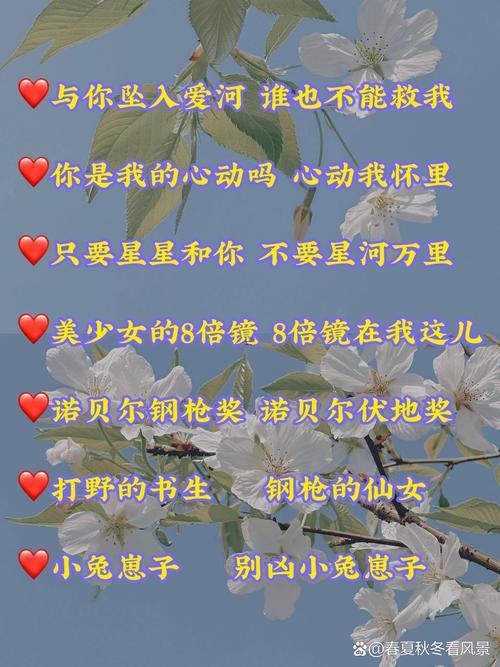 又甜又寵得情侶網(wǎng)名