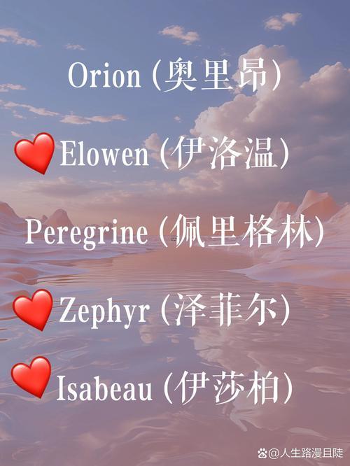 不一般意義小眾的英文ID