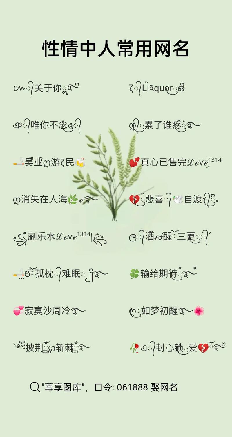 有個性網(wǎng)名