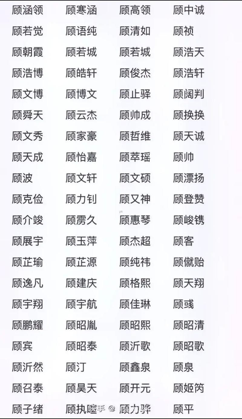 好看家族名字