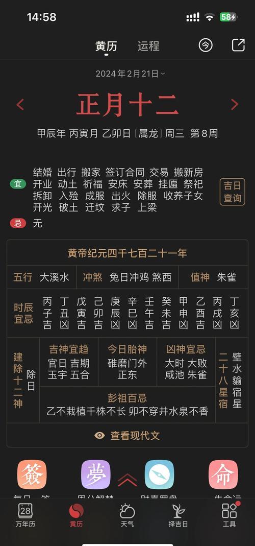 12月的開工黃道吉日