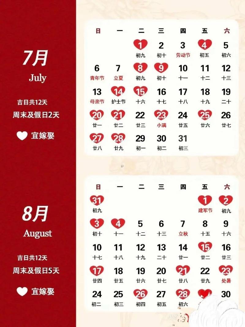 2025年農(nóng)歷十月好日子