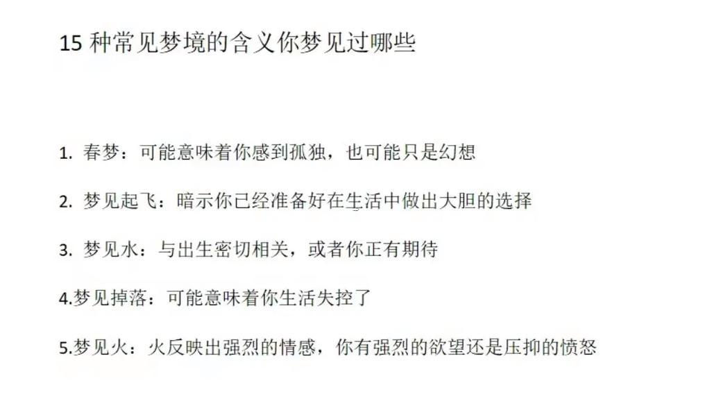 夢是什么