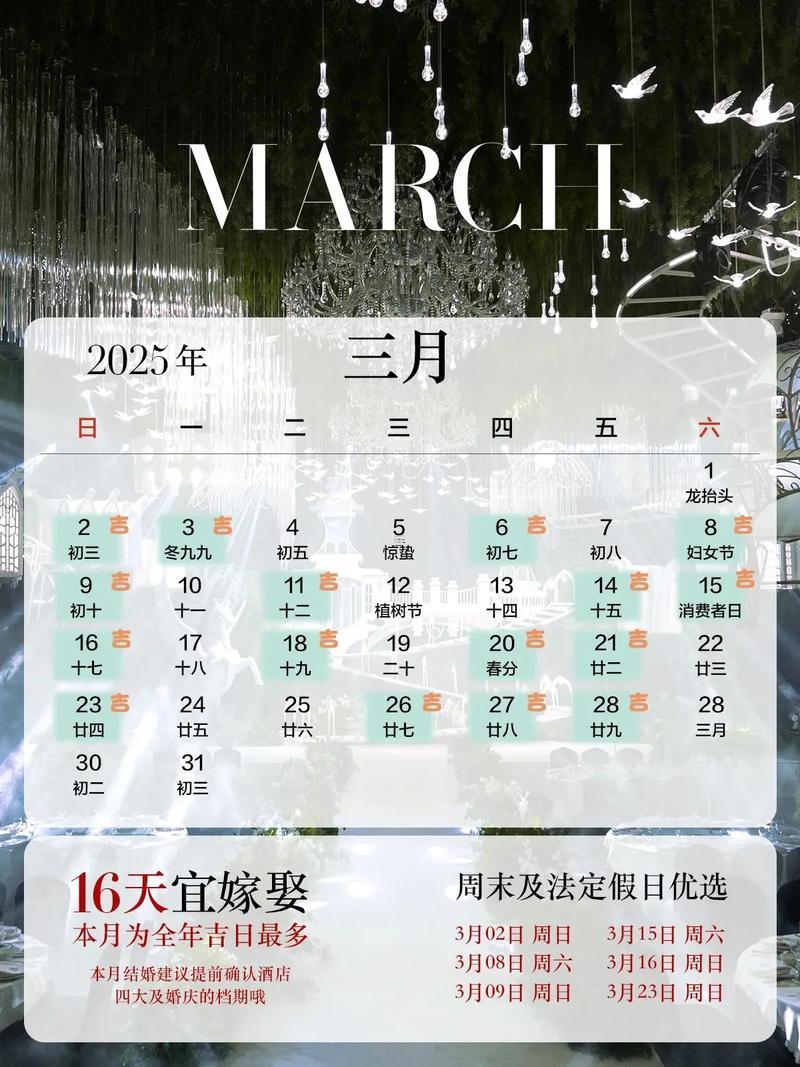 2025年10月婚嫁吉日查詢(xún)