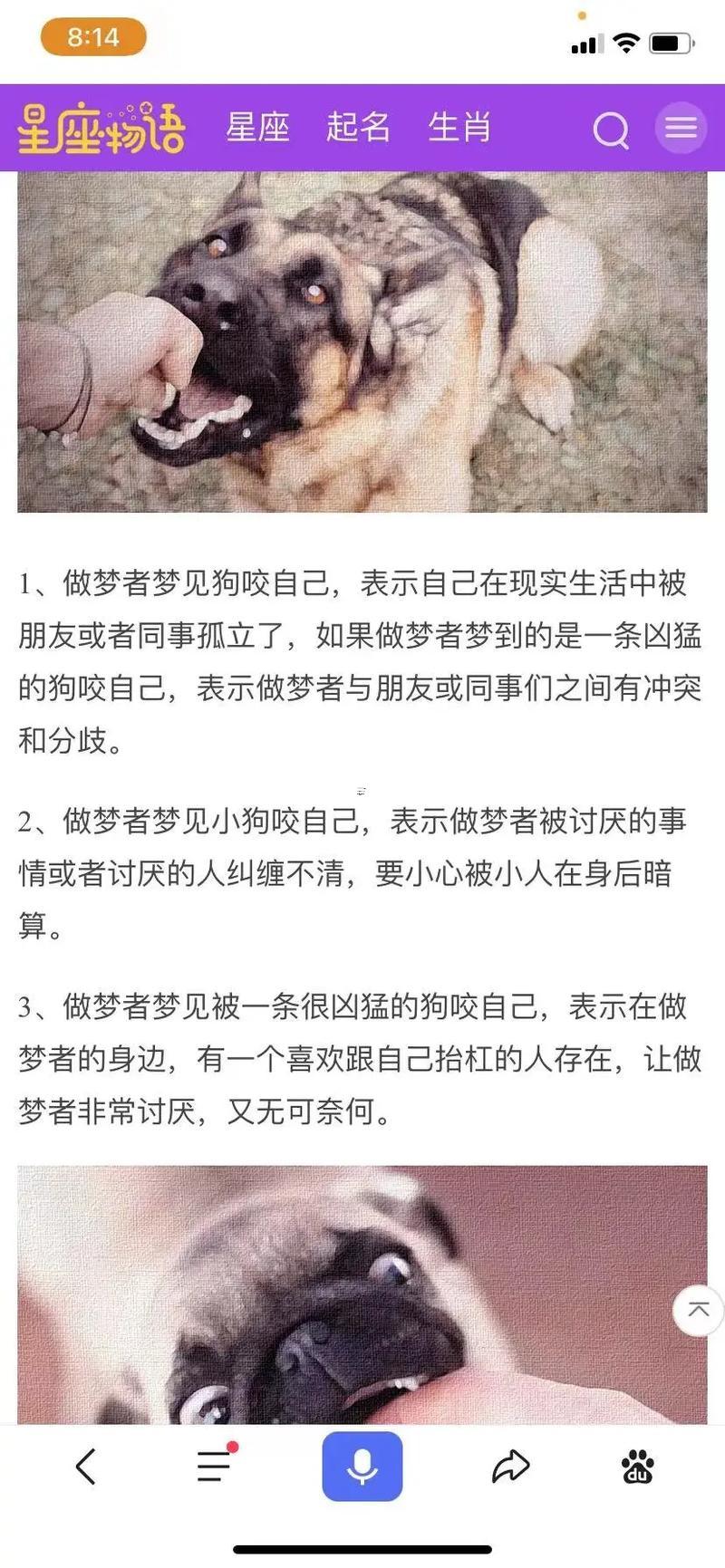 夢見狗咬傷腿