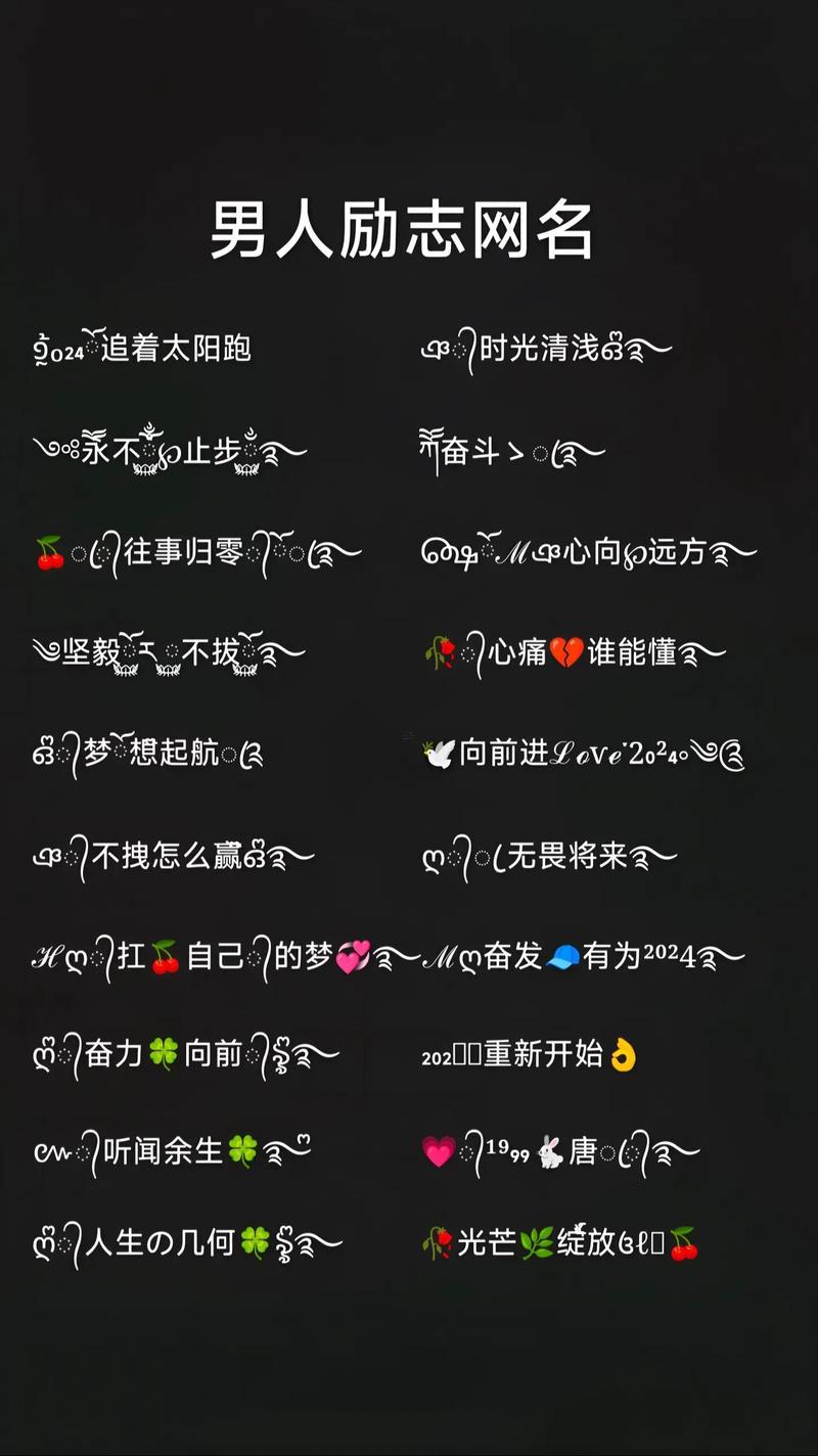 勵志網(wǎng)名大全2024最新版得