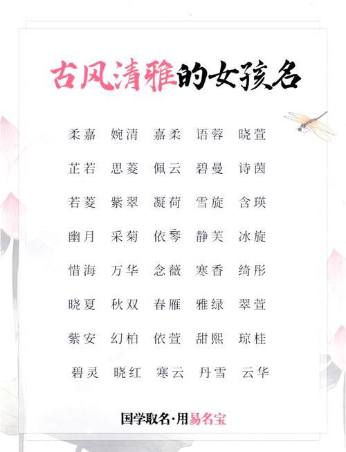 好聽的偏古風(fēng)的名字女