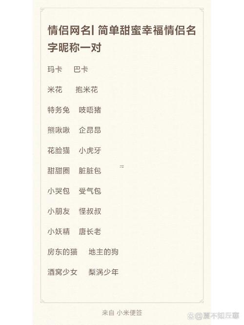 可愛的游戲名字