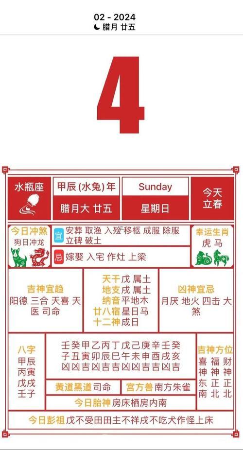 2026年4月份動土吉日