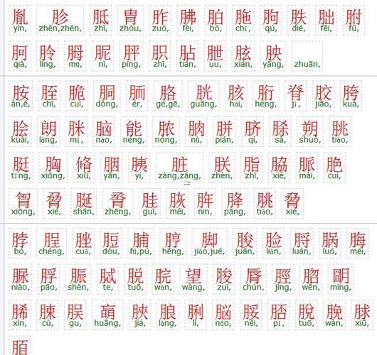 帶月的字