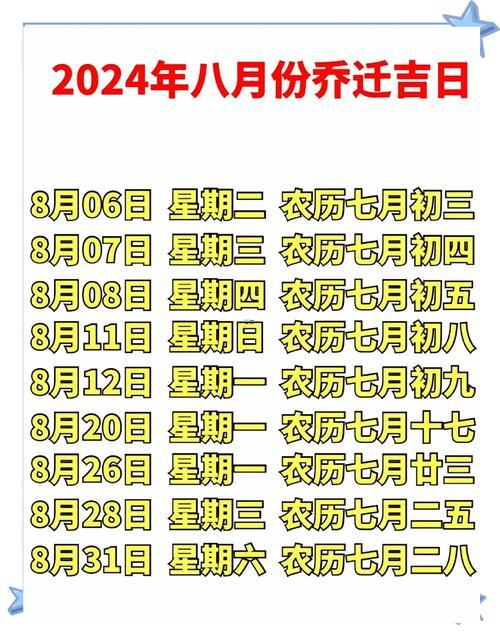 八月裝門吉日