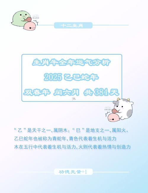 2025屬牛人全年運勢女