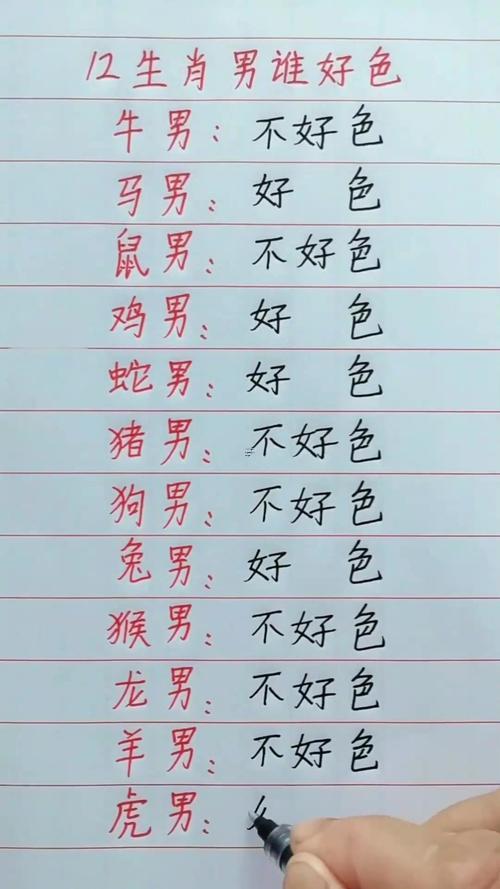 人品好的生肖男
