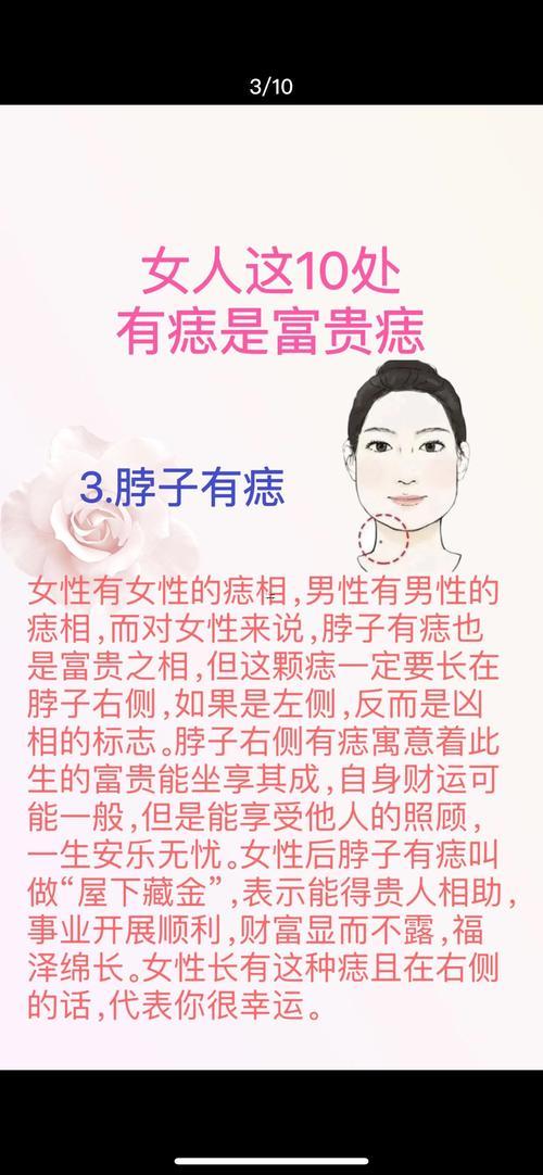 下嘴唇長痣