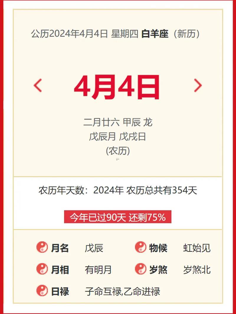 2026年農(nóng)歷4月份的黃道吉日有那部分