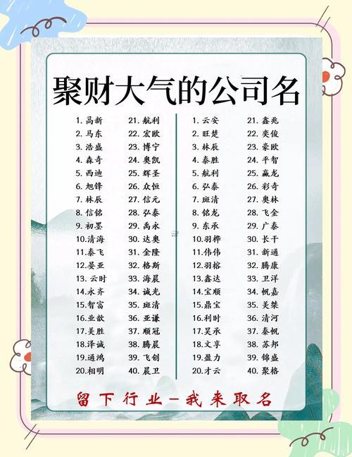 商貿(mào)公司起名