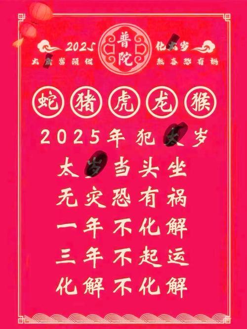 2025年沖太歲的有哪一些