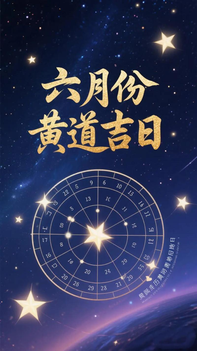 黃道吉日2026年6月份查詢