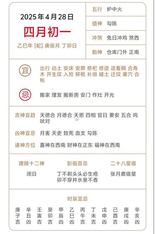2025農歷10月拆房吉日查詢