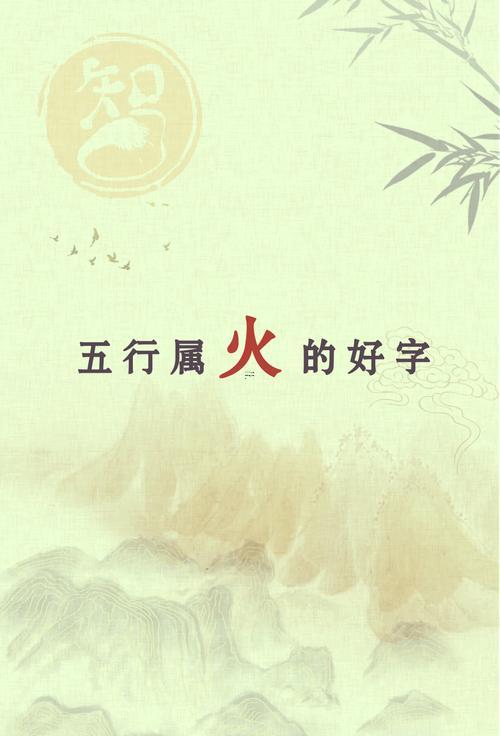代表火的字