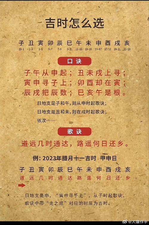 擇黃道吉日妙法