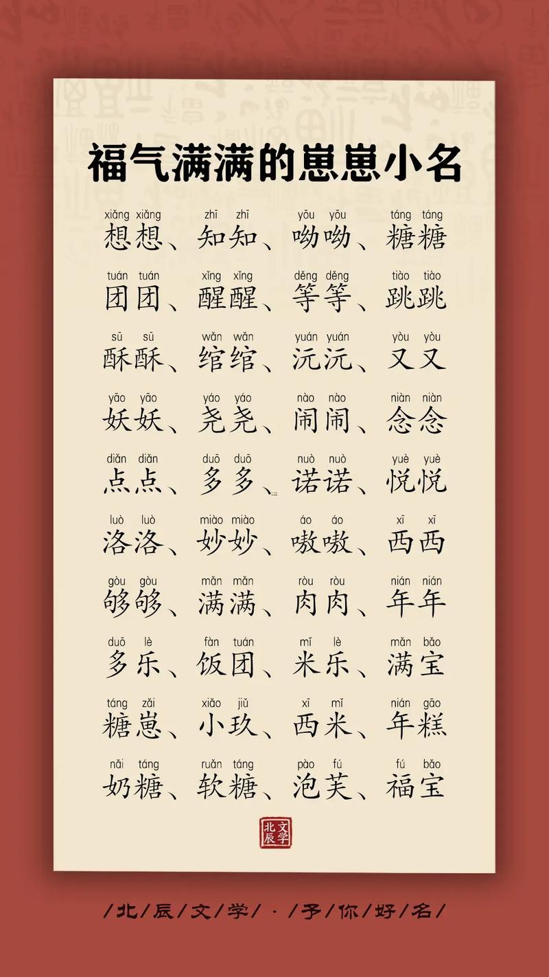 女生小名