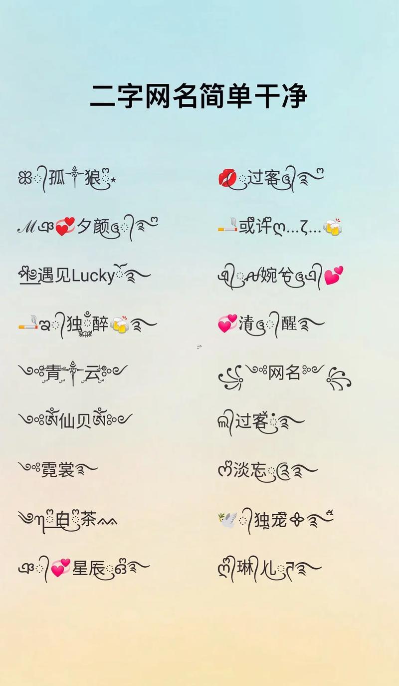 什么網(wǎng)名好聽又好看